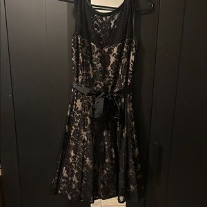 Betsy & Adam’s Black Lace Dress
